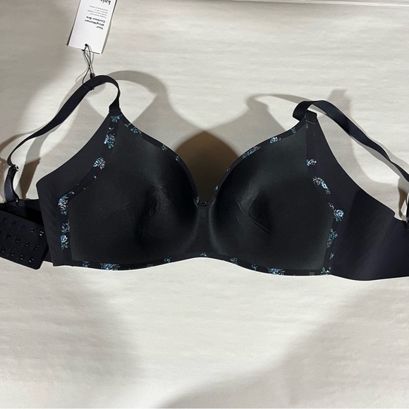 Knix x Anna Sui WingWoman Black Floral Contour Bra 36DD - Picture 7 of 12